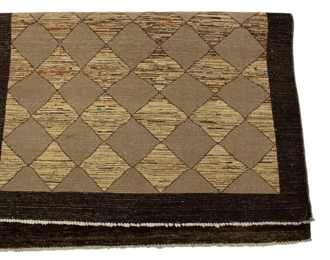 Beige Tribal 4X6 Gabbeh Chobi Peshawar Persian Rug - 14