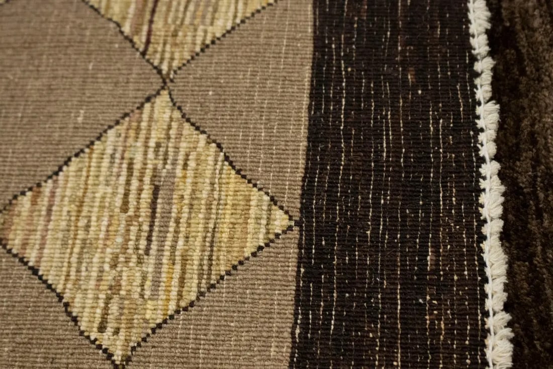 Beige Tribal 4X6 Gabbeh Chobi Peshawar Persian Rug - 15