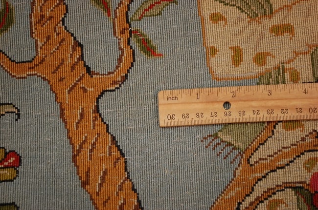 Persian KASHAN RUG 2'1" x 3' - 8