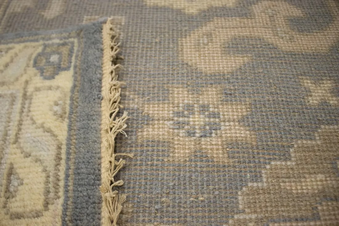 Gray Floral 8X10 Oushak Chobi Oriental Rug - 16
