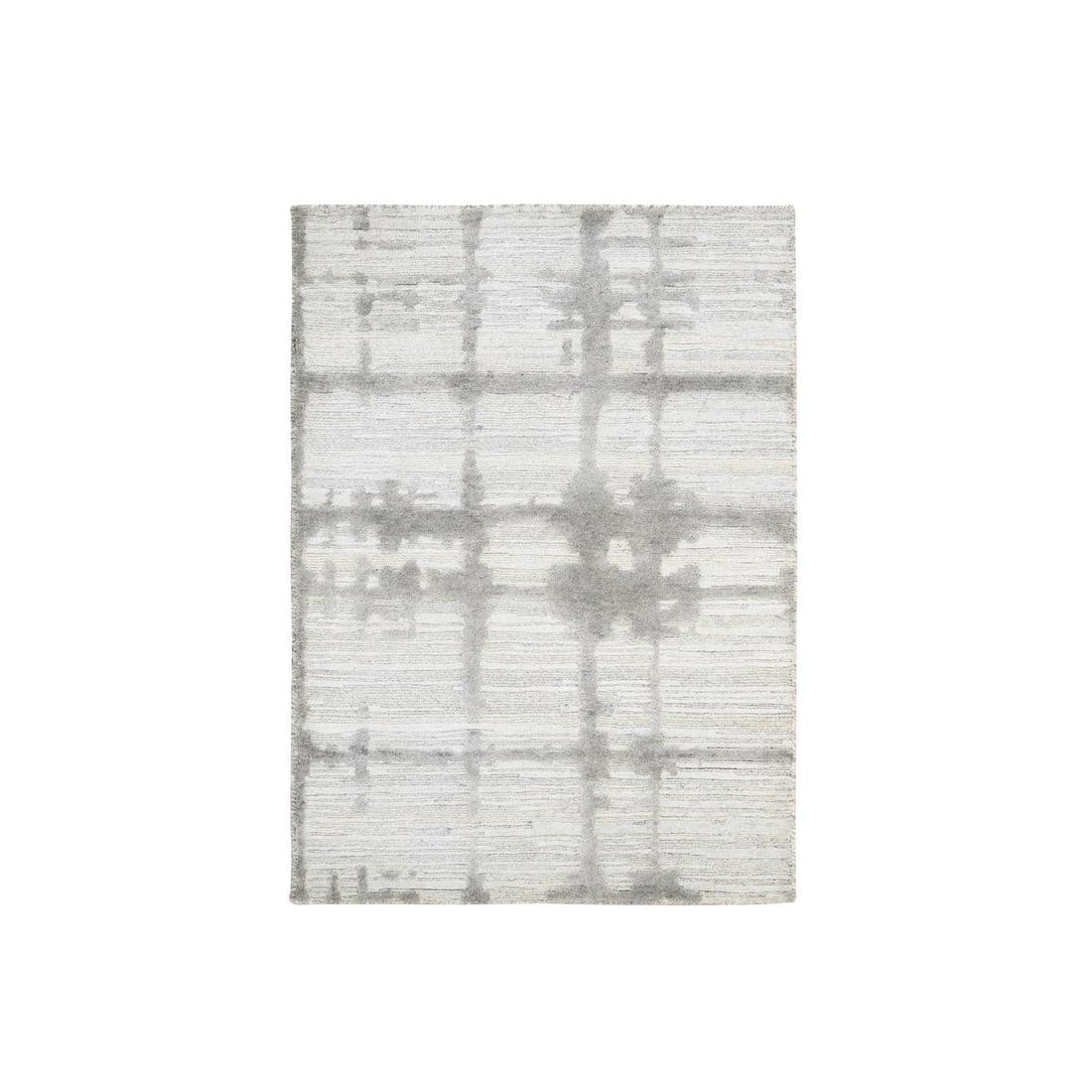 Ivory Hand Spun Undyed Natural Wool Hand Knotted Mat Oriental Rug: Title: Ivory Hand Spun Undyed Natural Wool Hand Knotted Mat Oriental Rug Description:This is a truly genuine one-of-a-kind. It has been Knotted for months and months in the centuries-old weaving craft