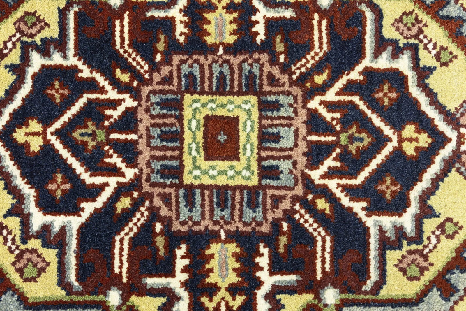 Red Geometric 8X10 Heriz Serapi Oriental Rug - 8