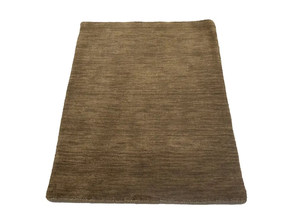 Brown Solid Gabbeh Modern Rug in All Size - 3