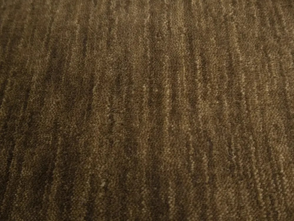 Brown Solid Gabbeh Modern Rug in All Size - 6
