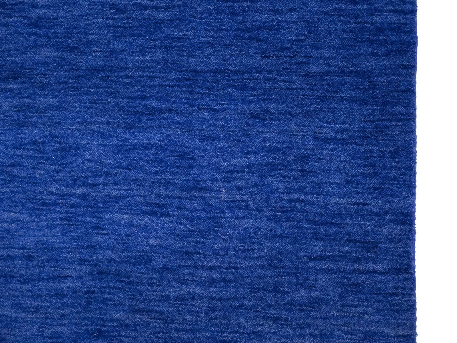 Solid Royal Blue Modern 3X12 Gabbeh Oriental Runner Rug - 10
