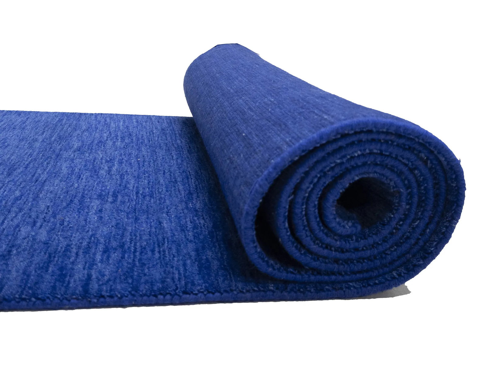 Solid Royal Blue Modern 3X12 Gabbeh Oriental Runner Rug - 13