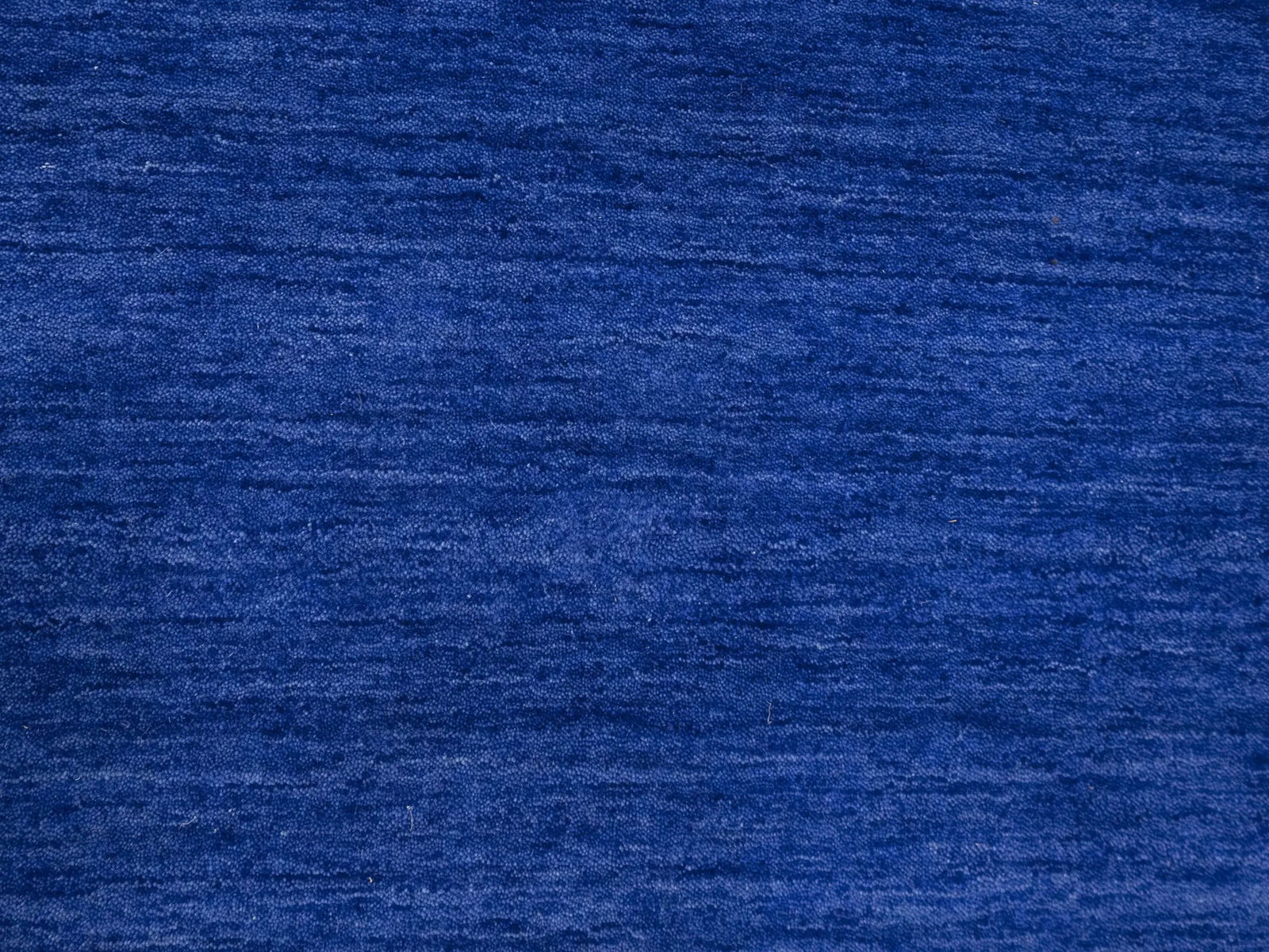 Solid Royal Blue Modern 3X12 Gabbeh Oriental Runner Rug - 8