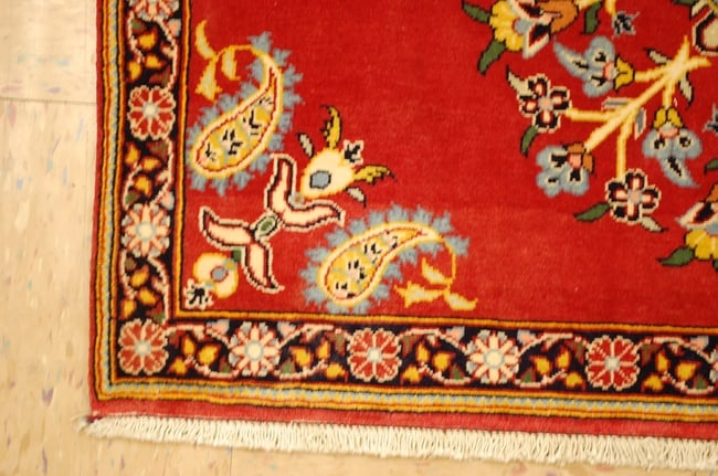Persian KASHAN RUG 2'5" x 3'3" - 4