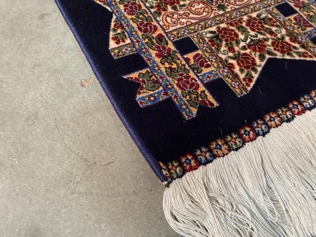 Fine Luxury Silk Rug 4.9x7.6 - 7