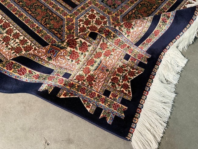 Fine Luxury Silk Rug 4.9x7.6 - 9