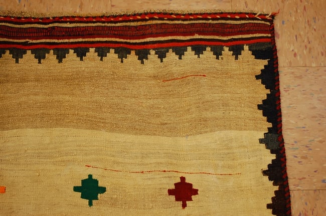 Persian SHIRAZ RUG 4' x 6'7" - 5