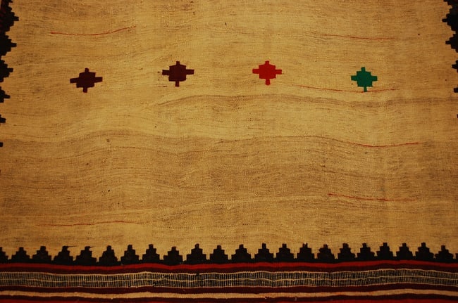 Persian SHIRAZ RUG 4' x 6'7" - 7