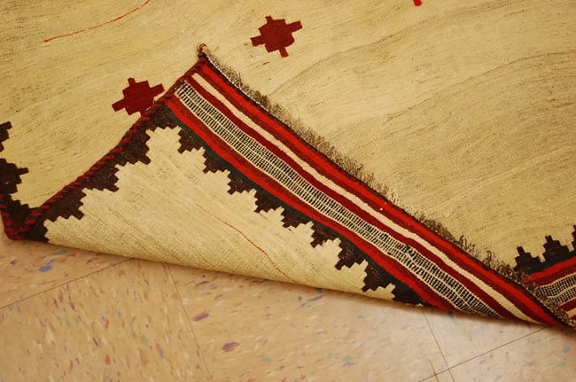 Persian SHIRAZ RUG 4' x 6'7" - 8