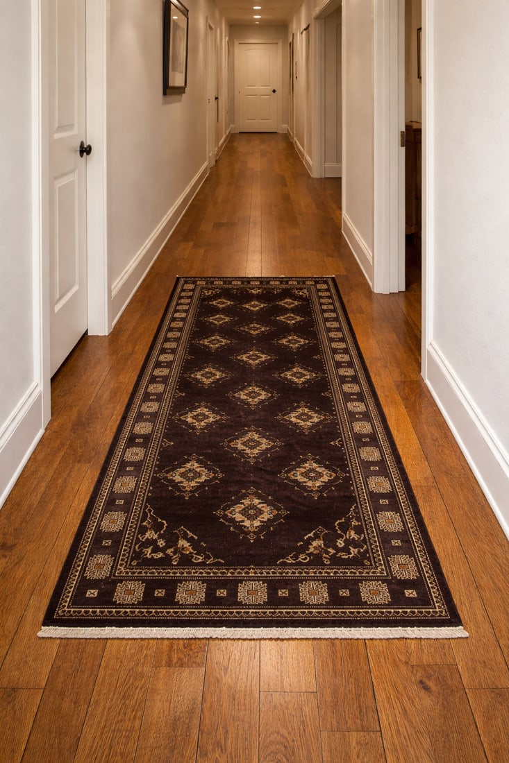Burgundy Tribal 3'6X6'4 Balouch Persian Rug - 2