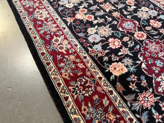 Fine Silk&Wool Tabriz Runner 2.6x10' - 7