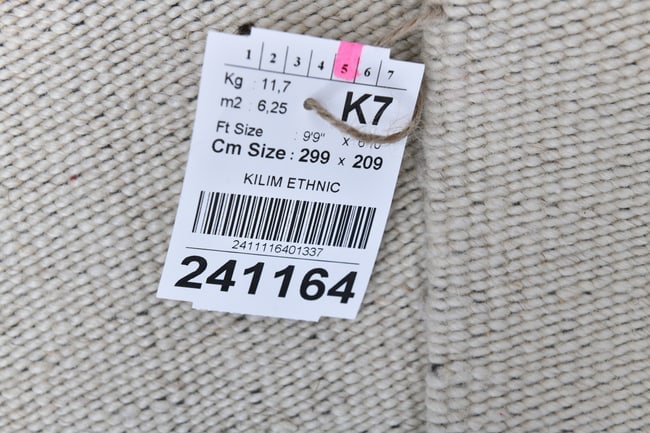 6'10'' x 9'9'' Turkish Handmade Kilim Rug - 241164 - 14