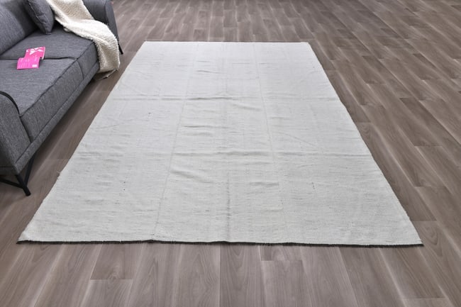 6'10'' x 9'9'' Turkish Handmade Kilim Rug - 241164 - 3
