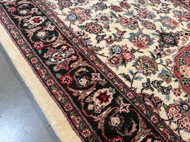 Fine Silk&Wool Tabriz Runner 2.6x12' - 7