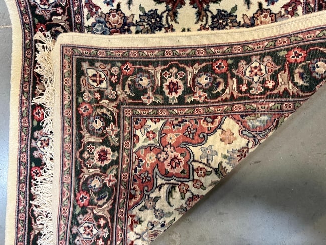 Fine Silk&Wool Tabriz Runner 2.6x12' - 9