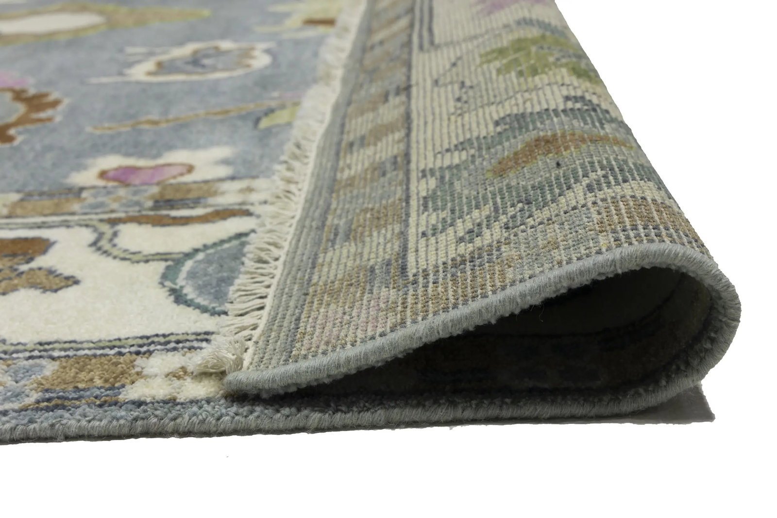 Floral Colorfast 8X10 Oushak Chobi Oriental Rug - 16