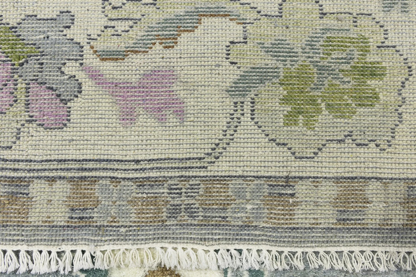 Floral Colorfast 8X10 Oushak Chobi Oriental Rug - 19