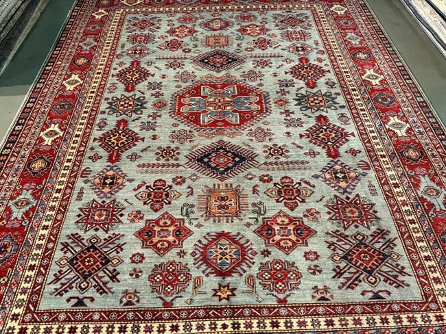 Magnificent Super Kazak Rug 8.1x10.4 - 2