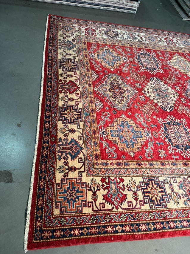Magnificent Super Kazak Rug 7.9x9.9 - 5