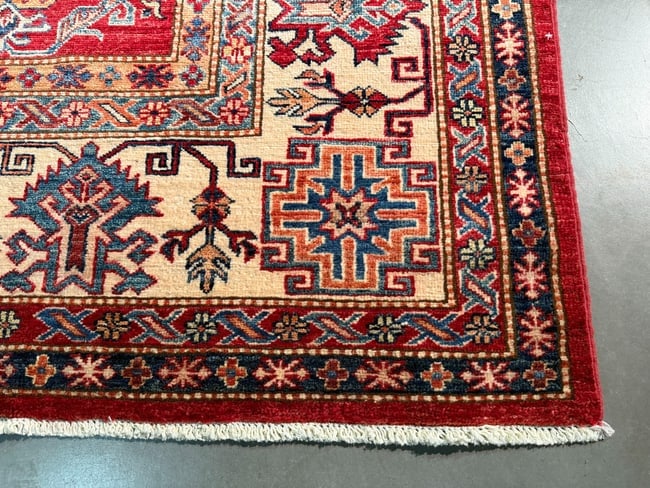 Magnificent Super Kazak Rug 7.9x9.9 - 7