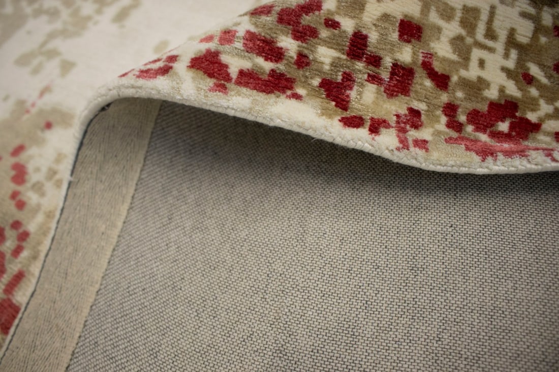 Distressed Floral Modern 8X10 Hand-Loomed Rug - 15