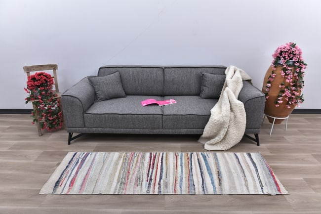 2'0'' x 6'11'' Turkish Handmade Kilim Rug - 241215 (1 of 13)