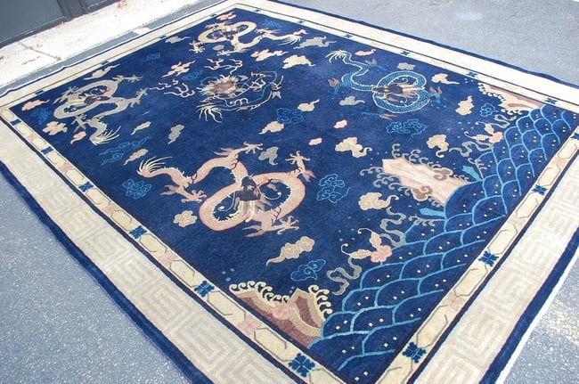 CHINESE DRAGON RUG 8.9x11.5 - 10