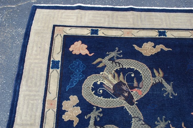 CHINESE DRAGON RUG 8.9x11.5 - 4