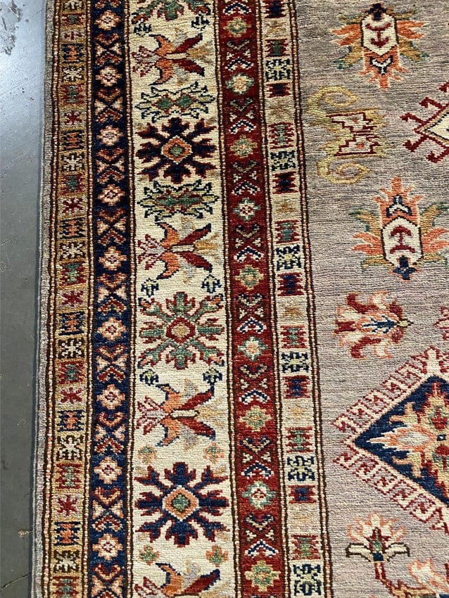 EXQUISITE FINE SUPER KAZAK RUG 5'.1"x6'.7" - 2