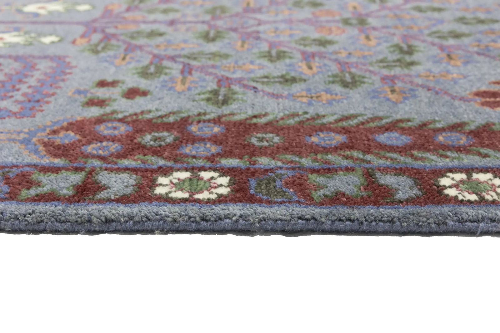 Gray Floral 9X12 Tree of Life Chobi Oriental Rug - 15