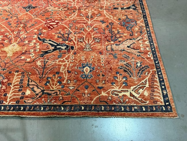 Exquisite Fine Serapi Design Rug 9.2x11.9 - 2