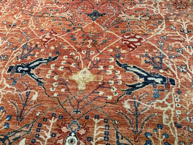Exquisite Fine Serapi Design Rug 9.2x11.9 - 3