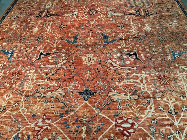 Exquisite Fine Serapi Design Rug 9.2x11.9 - 4