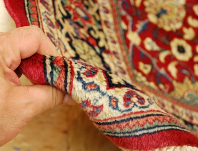 Persian SAROUK RUG 4'4" x 6'10" - 10
