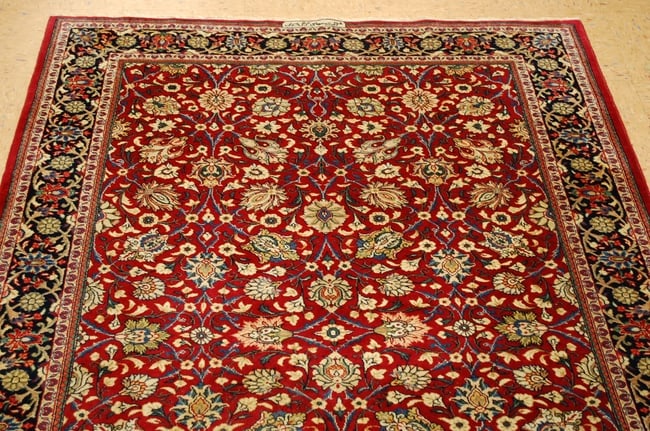 Persian SAROUK RUG 4'4" x 6'10" - 12