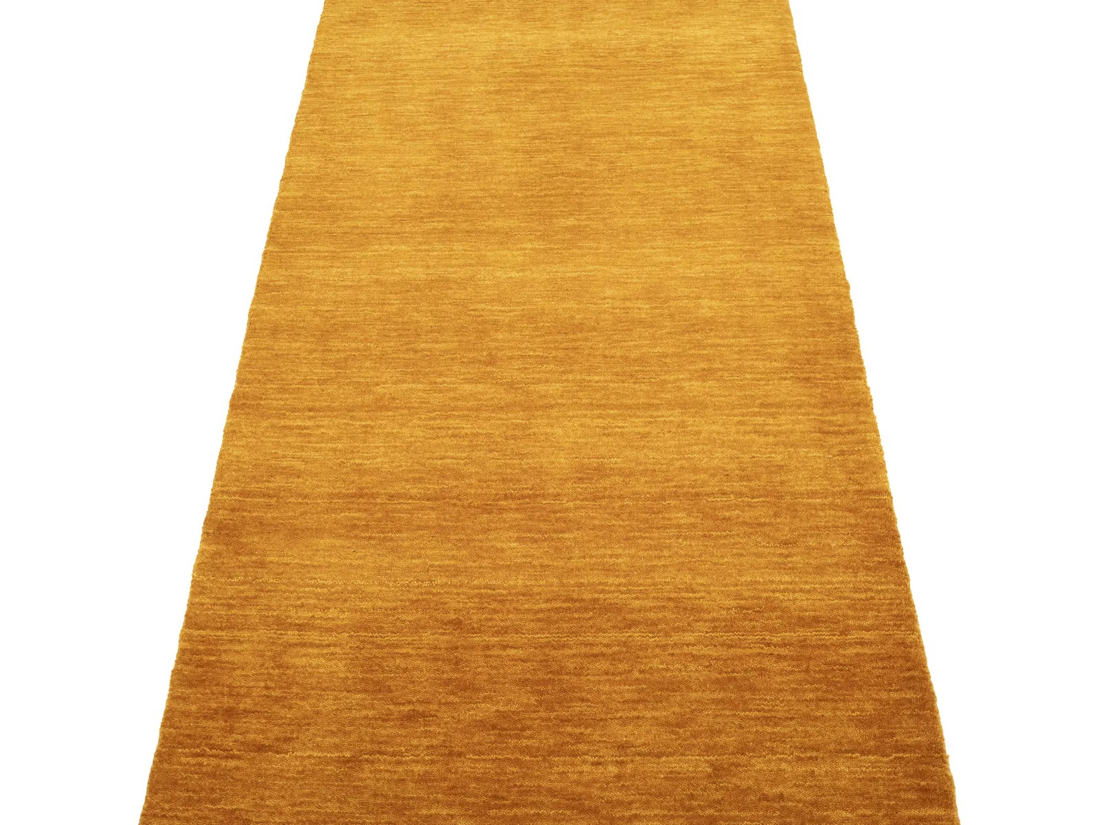 Orange Modern Solid 3X12 Gabbeh Oriental Runner Rug - 11