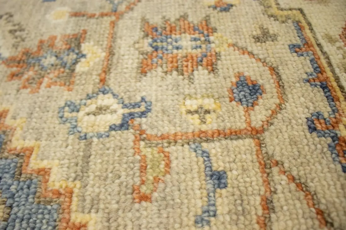 Cream/Beige Tribal 6X9 Heriz Serapi Oriental Rug - 11