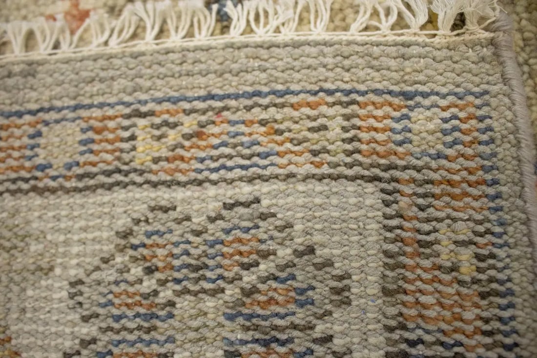 Cream/Beige Tribal 6X9 Heriz Serapi Oriental Rug - 18