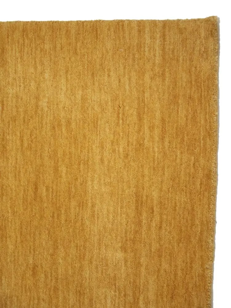Golden Peach Modern Solid 4X6 Gabbeh Oriental Rug - 10