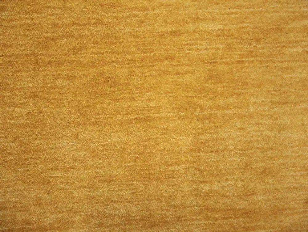 Golden Peach Modern Solid 4X6 Gabbeh Oriental Rug - 7