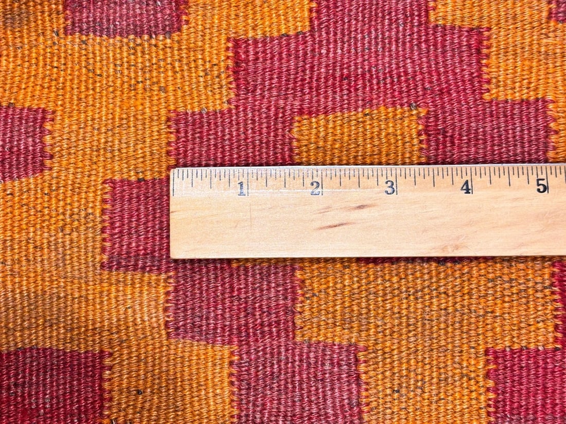 Hand-Knotted Maymana Kilim Tribal Flatweave Wool Oriental Rug 6'8" x 10'1" - 10