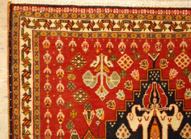 Persian SHIRAZ Rug2'1"x2'1" - 2