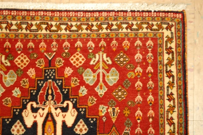Persian SHIRAZ Rug2'1"x2'1" - 3