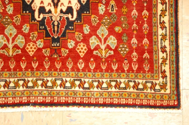 Persian SHIRAZ Rug2'1"x2'1" - 5