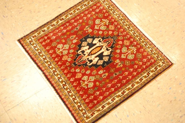 Persian SHIRAZ Rug2'1"x2'1" - 7