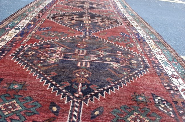 Persian BIJAR RUG 4'1" x 12'9" - 7